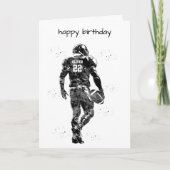 American Footballspeler  Kaart (Voorkant)