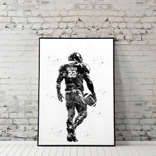 American Footballspeler Poster