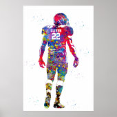 American Footballspeler Poster (Voorkant)
