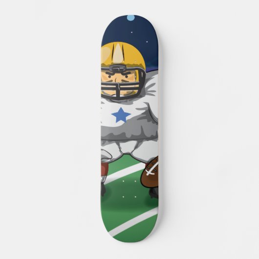 American footballspeler skateboard (Voorkant)