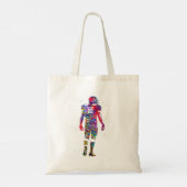 American Footballspeler Tote Bag (Achterkant)