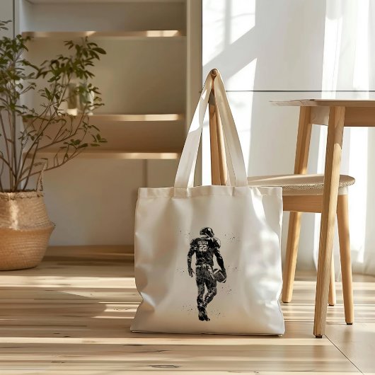 American Footballspeler Tote Bag