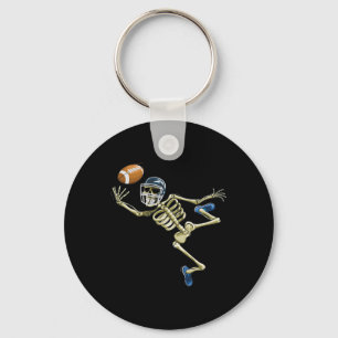 American Footll Skelet Halloween Mannen Boys Voetb Sleutelhanger