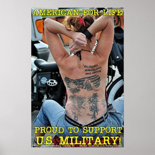 American for Life POSTER - Kies je formaat! (Voorkant)
