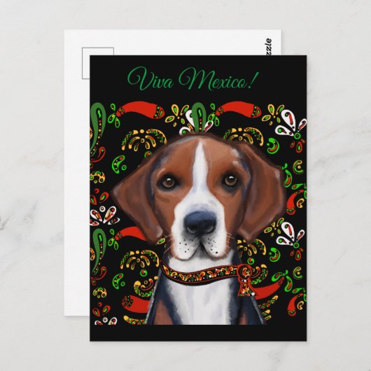 American Foxhound Briefkaart (Voorkant / Achterkant)