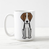 American Foxhound Dog Cartoon Koffiemok (Links)