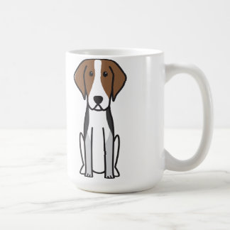 American Foxhound Dog Cartoon Koffiemok