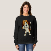 American Foxhound Dog Dogs Dabbing American Trui (Voorkant volledig)