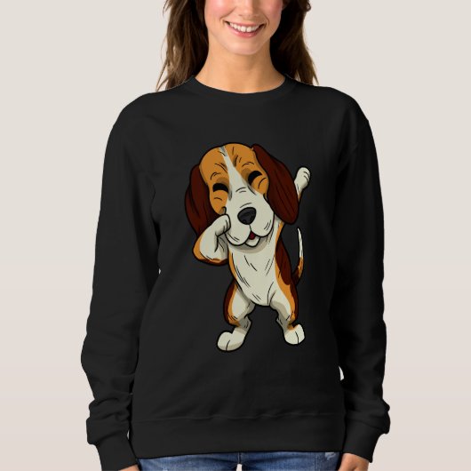 American Foxhound Dog Dogs Dabbing American Trui (Voorkant)
