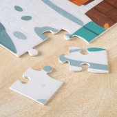 American Foxhound Dogs Christmas Snow Holiday Legpuzzel (Zijkant)