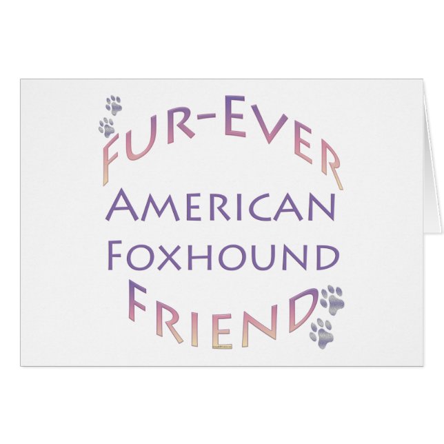American Foxhound Furever (Voorkant Horizontaal)