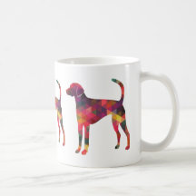 American Foxhound Geo Pattern Silhouette - Multi