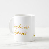 American Foxhound, Hondenliefhebber Galore. Koffiemok (Voorkant links)