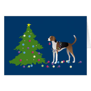 American Foxhound-kerstdesign