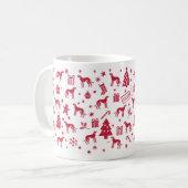 American Foxhound-kerstdesign Koffiemok (Voorkant links)