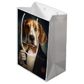 American Foxhound Nieuwjaar Medium Cadeauzakje (Achterkant Gekanteld)