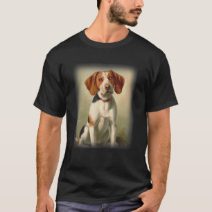 American Foxhound Portret Style Graphic T-shirt