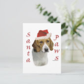 American Foxhound Santa Paws Feestdagenkaart (Staand voorkant)