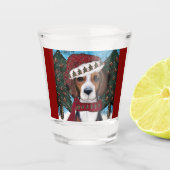 American Foxhound Shot Glas (Voorkant)