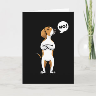 American Foxhound Stubborn Dog Kaart