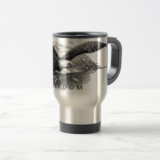 American FREEDOM Coffee Mug Reisbeker (Voorkant rechts)