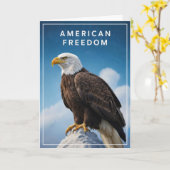 American Freedom Eagle Kaart (Gele Bloem)