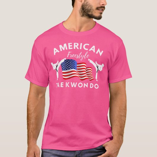 American FreeTaekwondo T-shirt (Voorkant)
