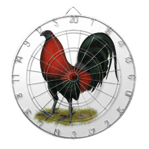 American Game BB Black Red Rooster Dartbord