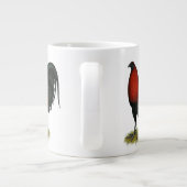American Game BB Black Red Rooster Grote Koffiekop (Achterkant)