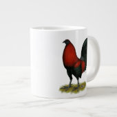 American Game BB Black Red Rooster Grote Koffiekop (Voorkant rechts)