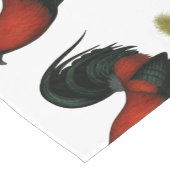 American Game BB Black Red Rooster Korte Tafelloper (Hoek)