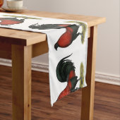 American Game BB Black Red Rooster Korte Tafelloper (Voorbeeld)