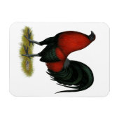 American Game BB Black Red Rooster Magneet (Horizontaal)