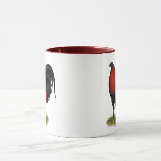 American Game BB Black Red Rooster Mok (Midden)