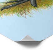 American Game BB Black Red Rooster Poster (Hoek)