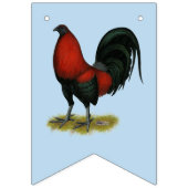 American Game BB Black Red Rooster Vlaggetjes (Derde vlag)