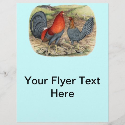 American Game Blue Reds Flyer (Voorkant)