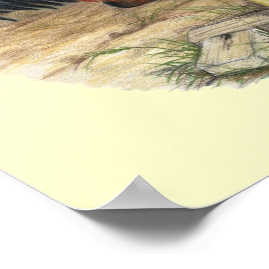 American Game Blue Reds Poster (Hoek)