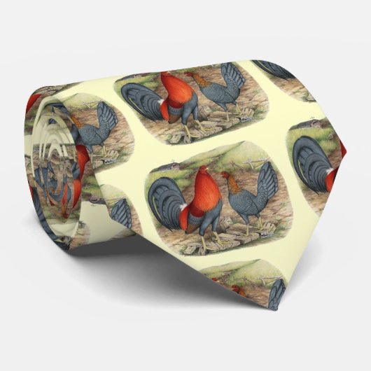 American Game Blue Reds Stropdas (Opgerold)