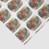 American Game Blue Reds Tissuepapier (Detail)