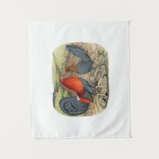 American Game Blue Reds Wandkleed (Voorkant)