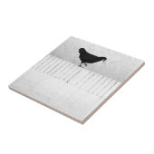 American Game Hen Tegeltje (Zijkant)