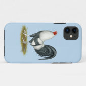 American Game Silver Blue Gamecock Case-Mate iPhone Case (Achterkant (horizontaal))