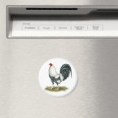 American Game Silver Blue Gamecock Magneet (Insitu (Vaatwasser))