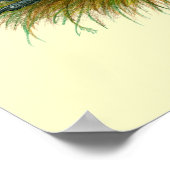 American Gamecock: Bruin Rood Poster (Hoek)