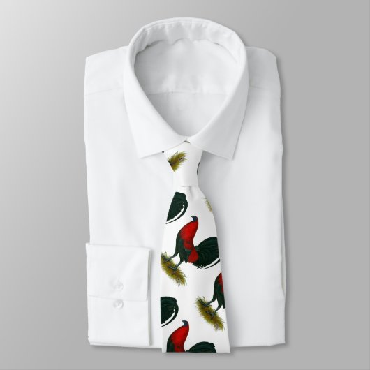 American Gamecock: Bruin Rood Stropdas (Gebonden)