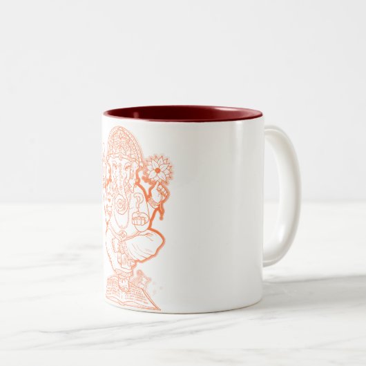 American Ganesh Tweekleurige Koffiemok (Voorkant rechts)