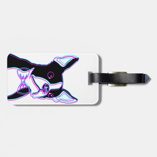 American Gentleman Bagagelabel (Achterkant horizontaal)