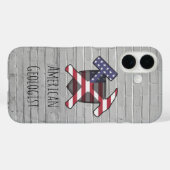 American Geologist Rock Hammer Shield Case-Mate iPhone Case (Achterkant (horizontaal))
