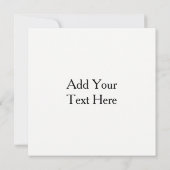 American German Roots Invitation Kaart (Achterkant)